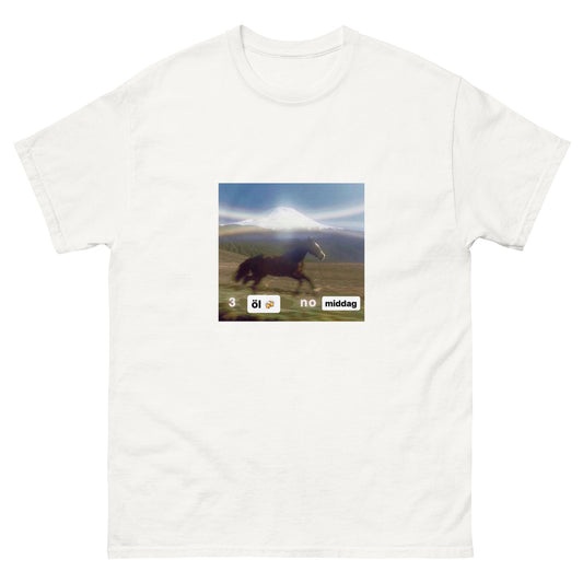 3 öl no middag – T-shirt