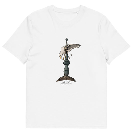 Fiskmås spetsad på spira i Malmö – T-shirt